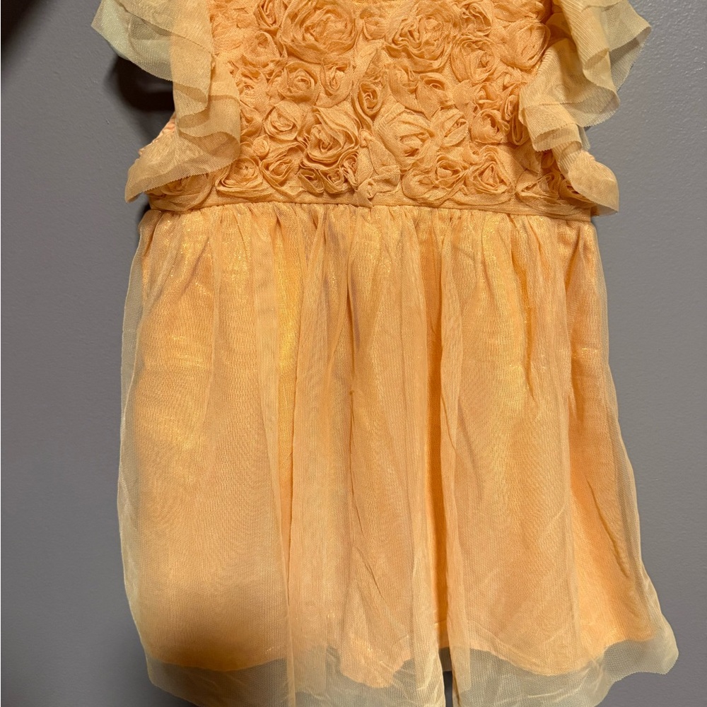 Cat & Jack Peach Ruffle Dress